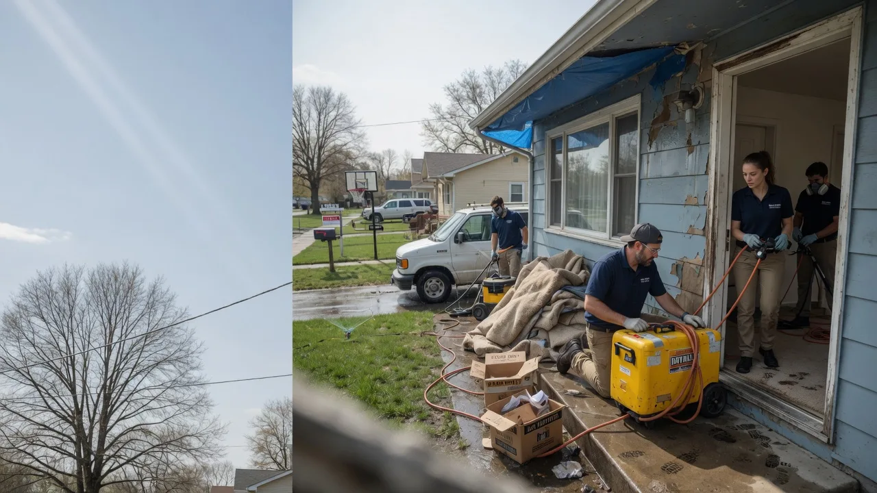 Basement Flood Cleanup in Crooks, SD near me